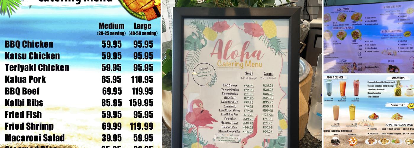 Aloha Express Menu