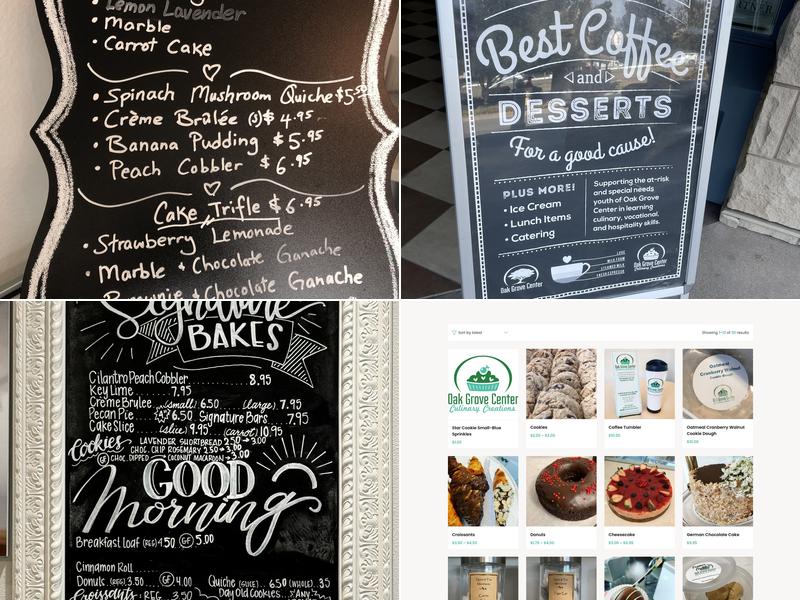 Oak Grove Culinary Creations Menu