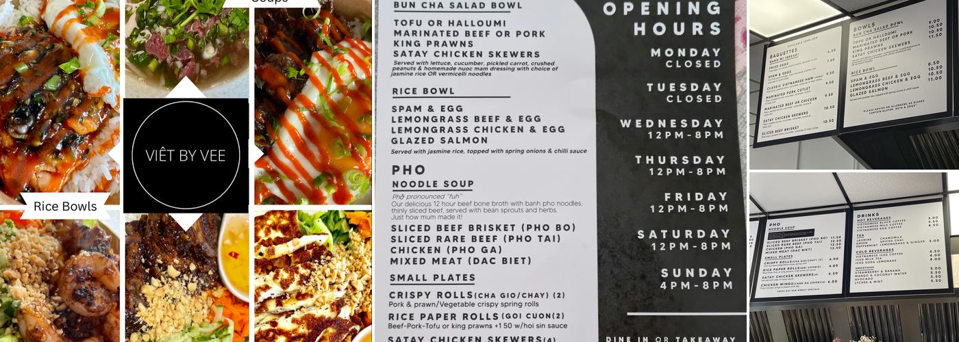 Viet By Vee Menu