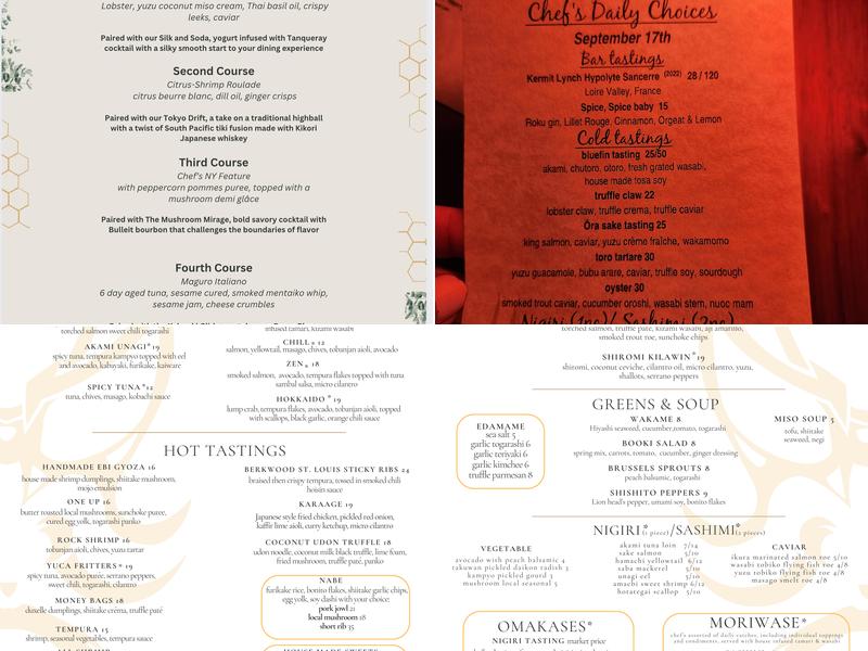 Kabooki Sushi - Sand Lake Menu