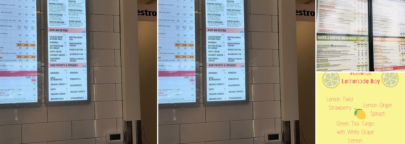 Smoothie King Menu