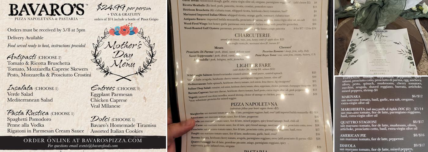 B﻿a﻿v﻿a﻿r﻿o﻿'﻿s﻿ ﻿P﻿i﻿z﻿z﻿a﻿ ﻿N﻿a﻿p﻿o﻿l﻿e﻿t﻿a﻿n﻿a﻿ ﻿&﻿ ﻿P﻿a﻿s﻿t﻿a﻿r﻿i﻿a Menu