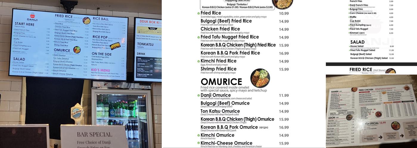 Danji Menu