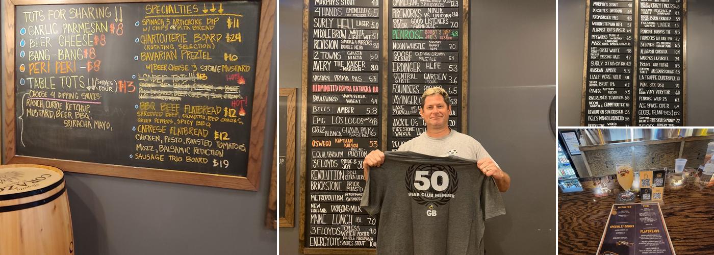 Global Brew Tap House Menu