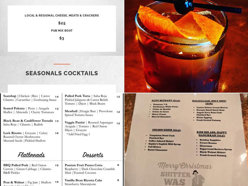 Winchester Public House Menu