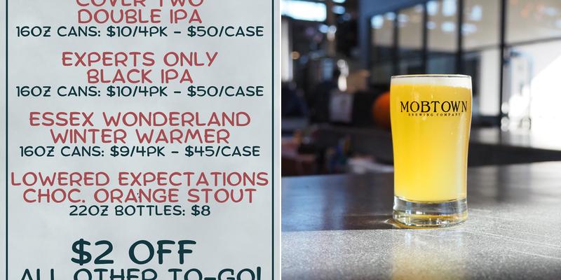 Mobtown Brewing Company Menu