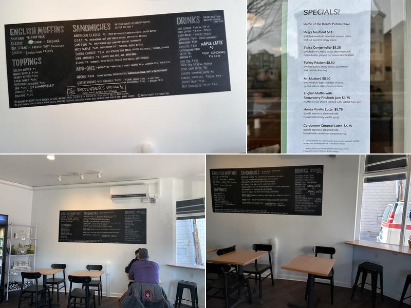 Vinal Bakery Menu
