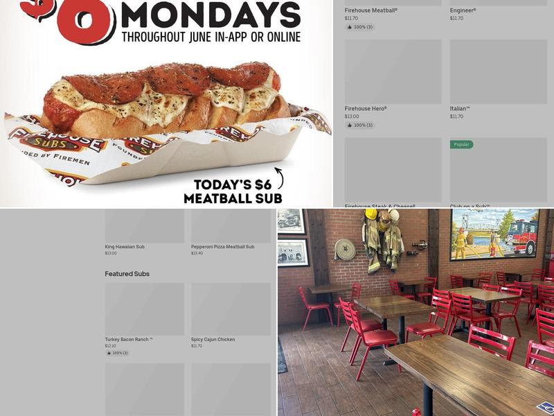 Firehouse Subs Menu