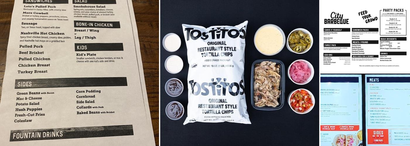 City Barbeque Menu
