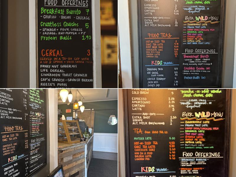 Scout Coffee Menu