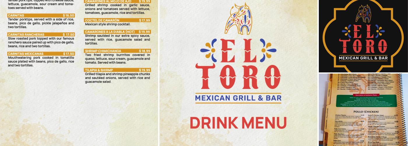 El Toro Mexican Grill & Bar Menu