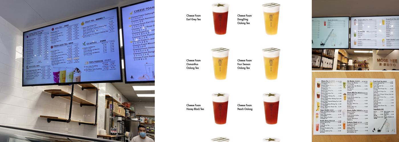 Möge Tee Menu