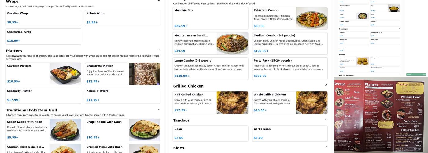 Gyro King & Grill-Kendall Park Menu