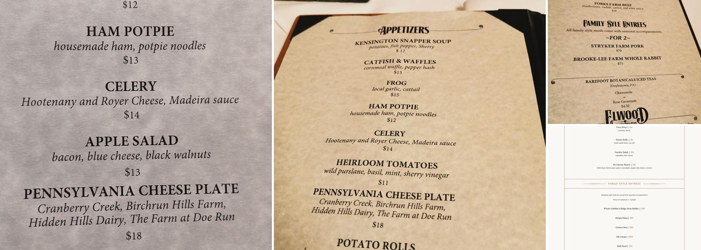 Elwood Menu
