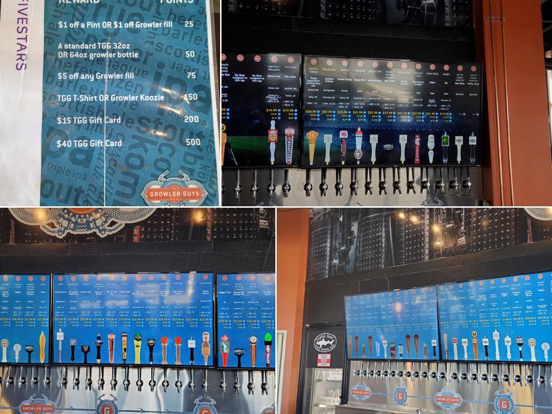 The Growler Guys Menu