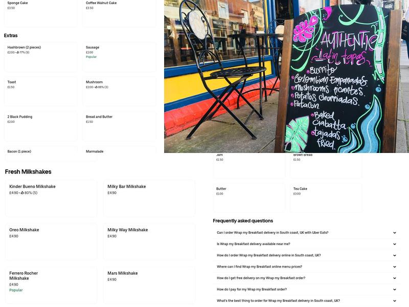 Jessie's Latin Lounge Menu