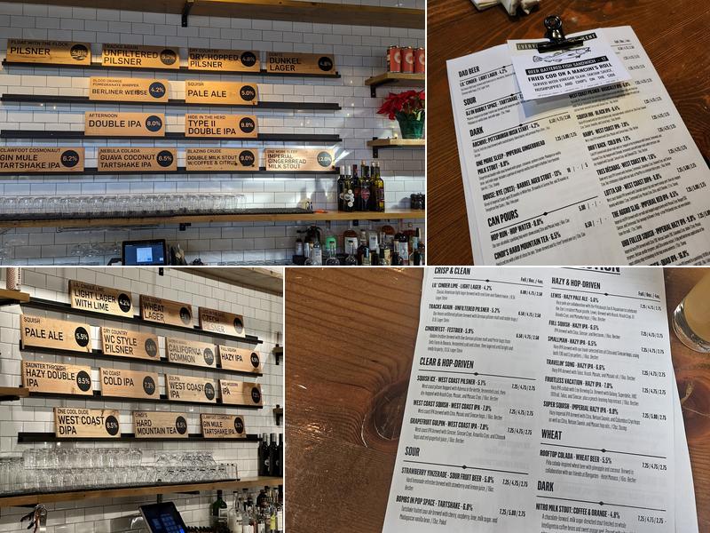 Cinderlands Warehouse Menu
