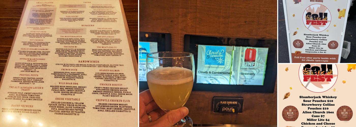 Beer Wall On Penn Menu