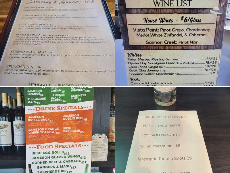 Stevarinos Italian Eatery & Pub Menu