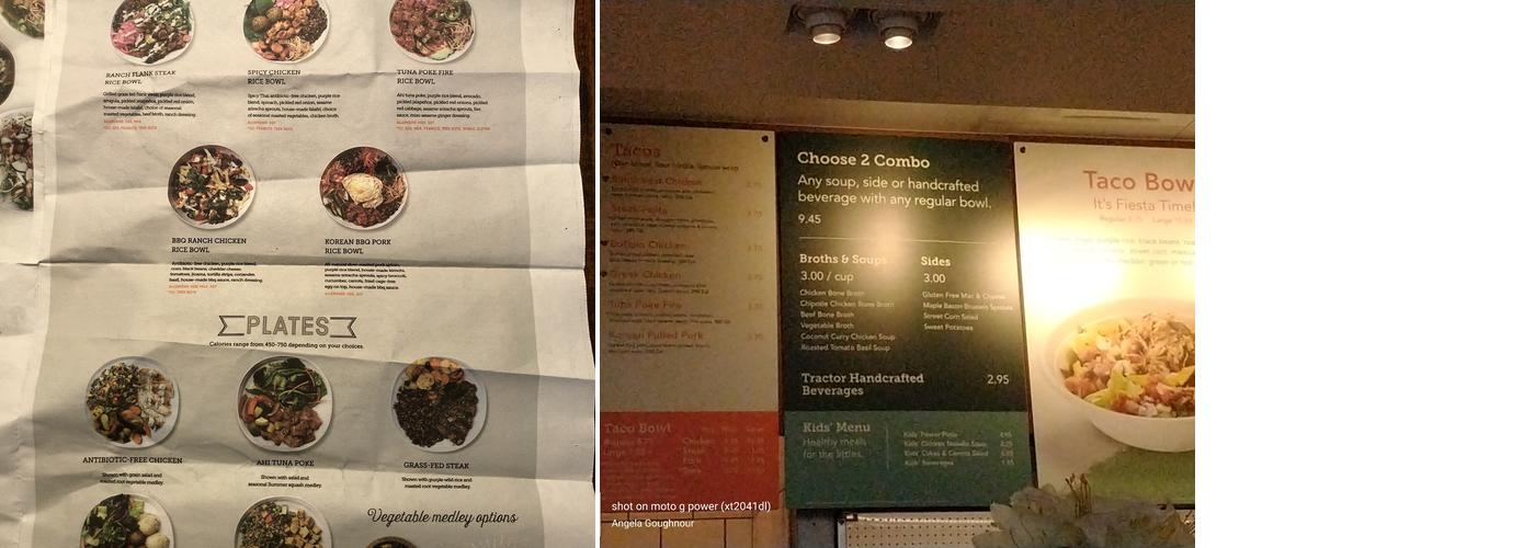 CoreLife Eatery Menu