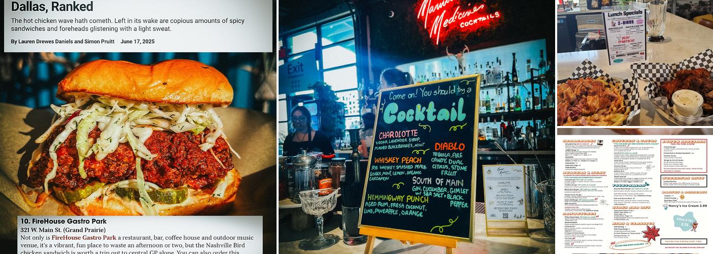 FireHouse Gastro Park Menu