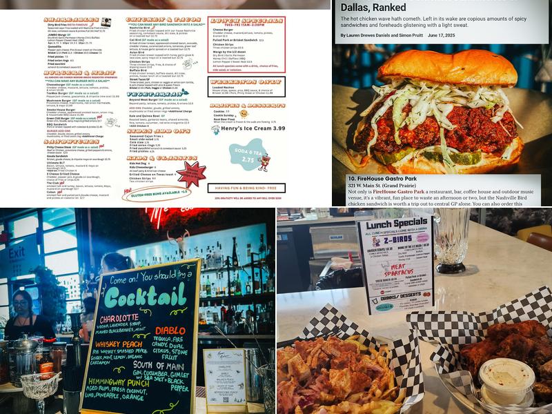 FireHouse Gastro Park Menu