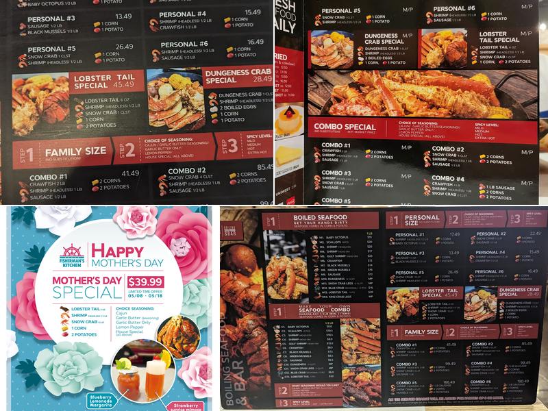 Fisherman’s Kitchen Menu