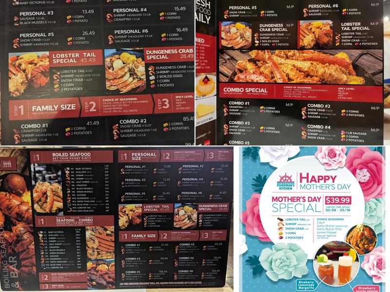 Fisherman’s Kitchen Menu