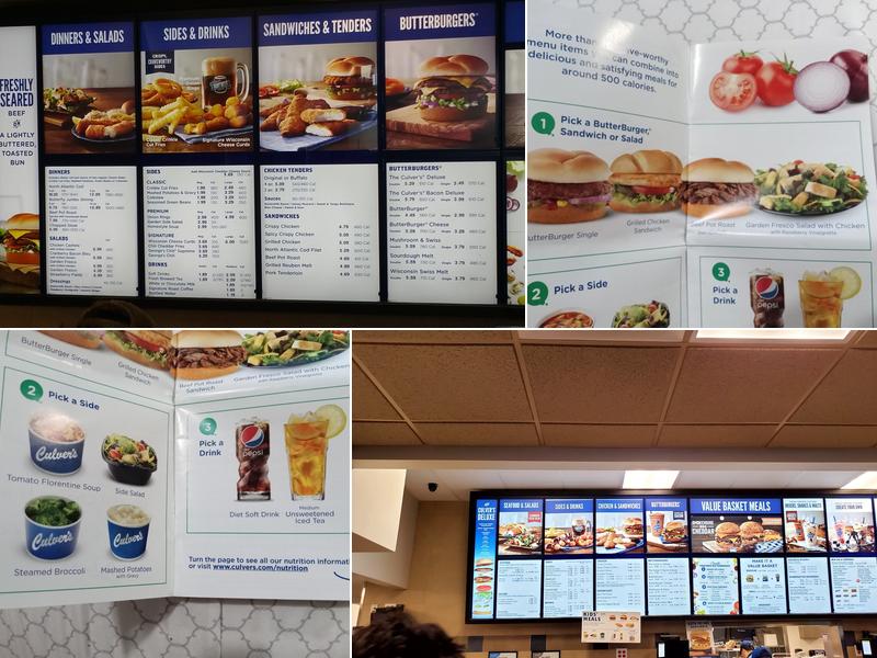 Culver’s Menu