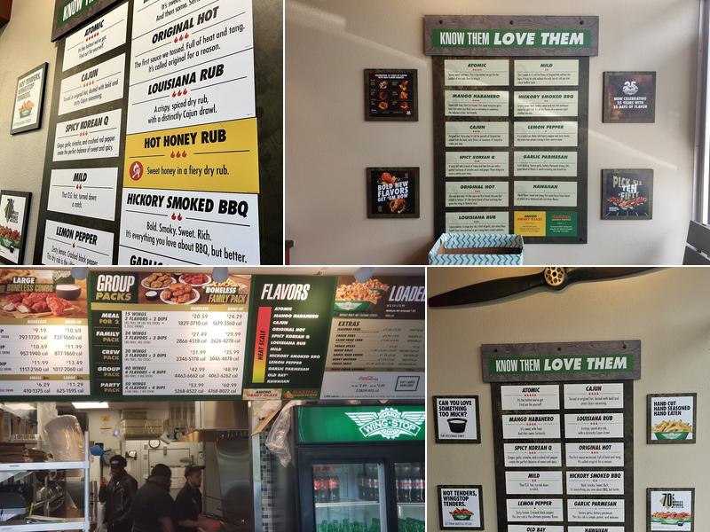 Wingstop Menu