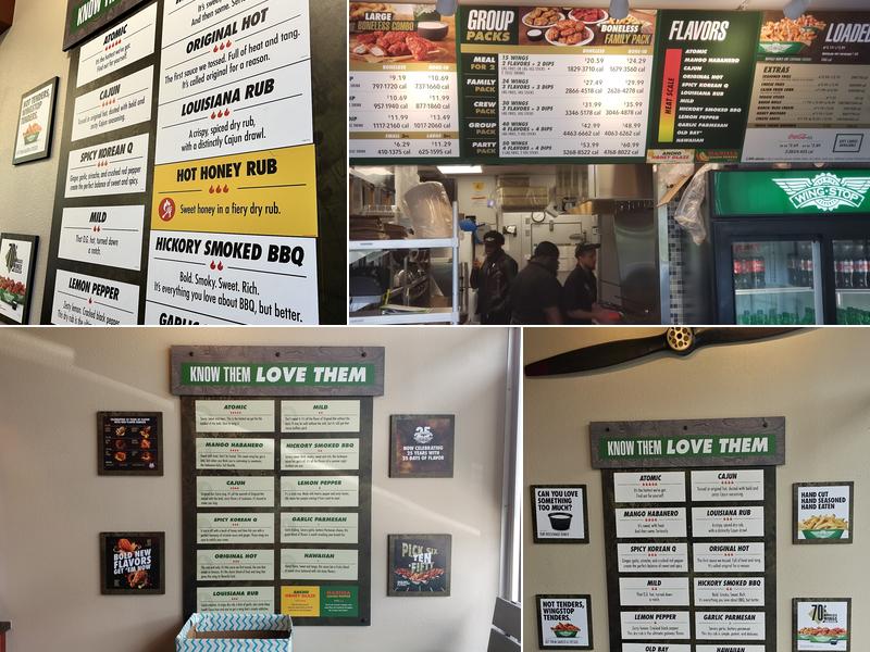 Wingstop Menu