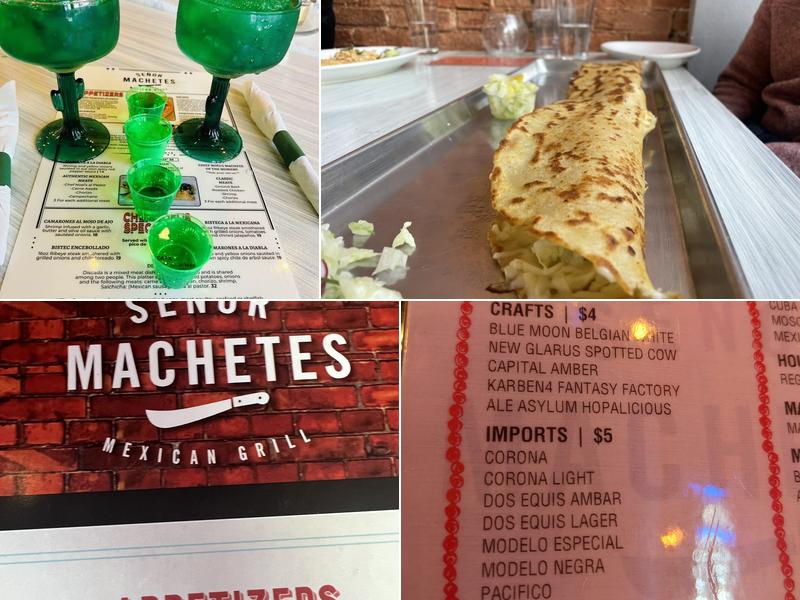 Señor Machetes Menu