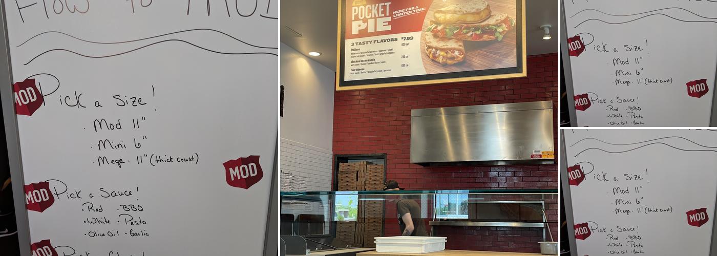 MOD Pizza Menu