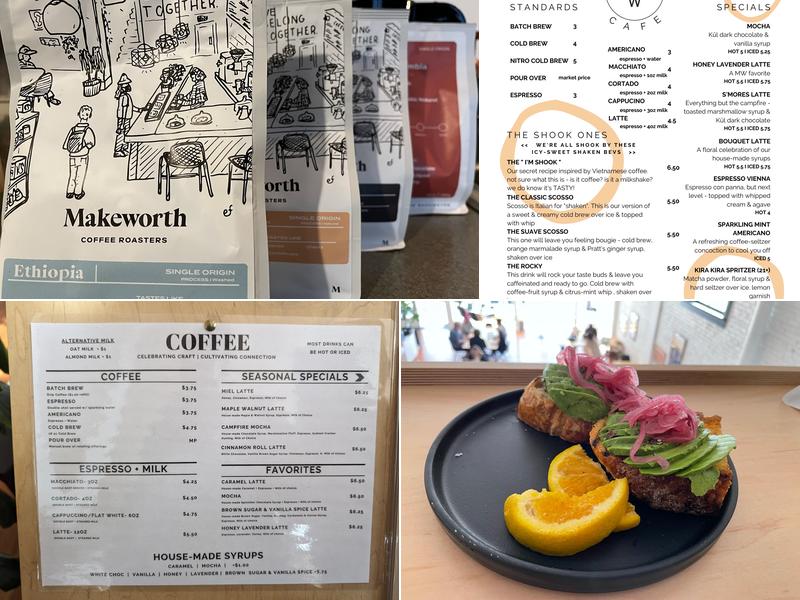 Makeworth Coffee Roasters Menu