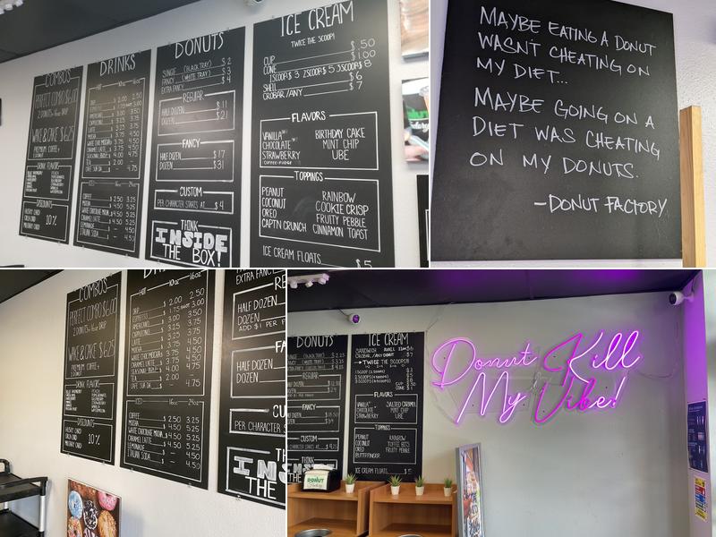 Donut Factory Menu