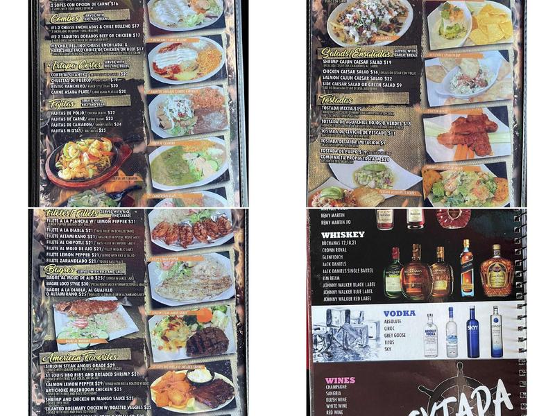 Ixtapa Restaurant Menu