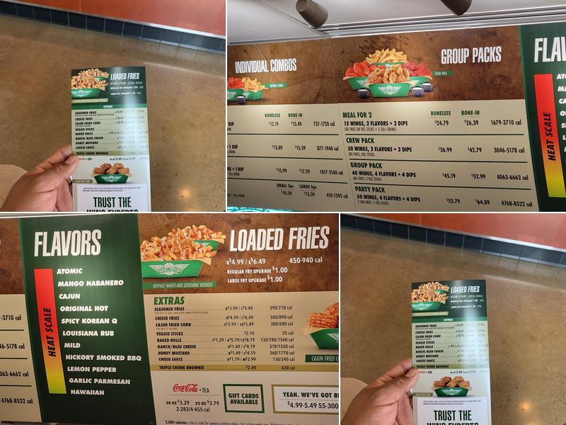 Wingstop Menu