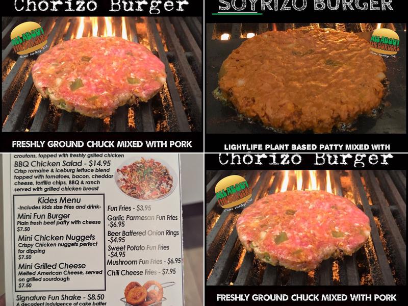Funburger Menu