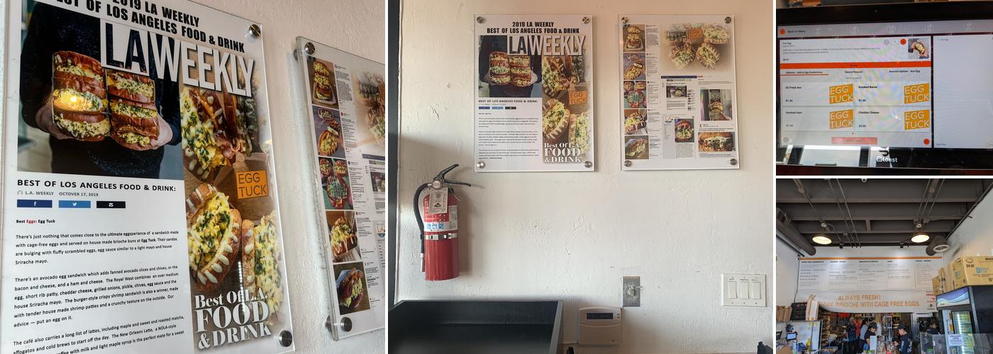 Egg Tuck Menu