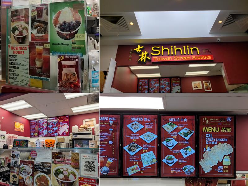 Shihlin Taiwan Street Snacks Menu