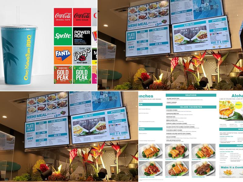 Ono Hawaiian BBQ Menu