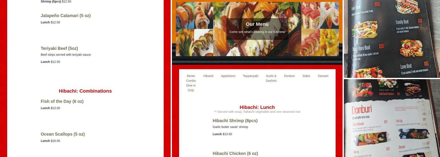 Fuki Hayden Menu