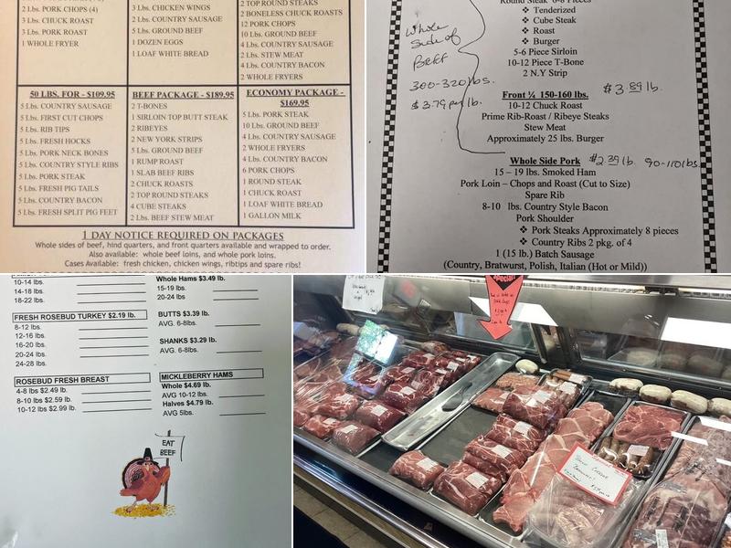 Southside Meats Menu