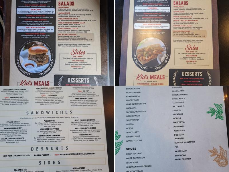 Iron Works Grille Menu