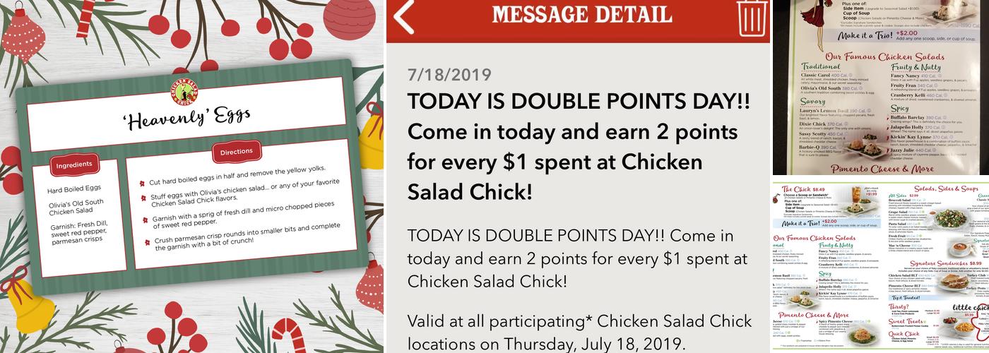 Chicken Salad Chick Menu