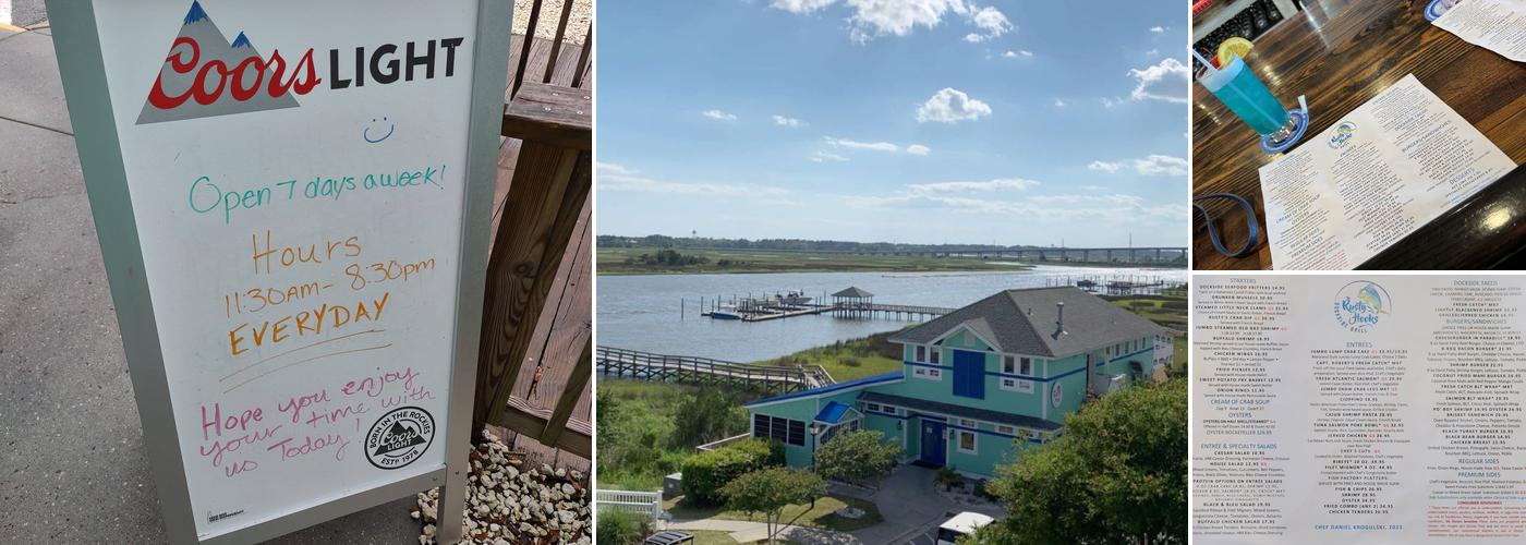 Rusty Hooks Dockside Grill Menu