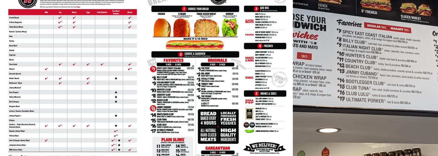 Jimmy John's Menu