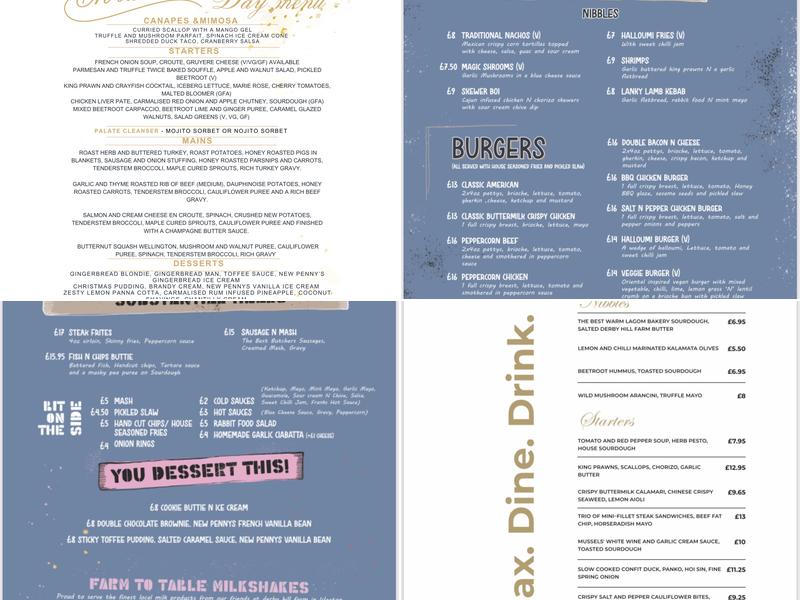 FY6 bar and restaurant Menu