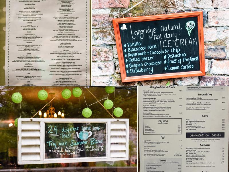 Truly Kitchen and Tea Room Menu