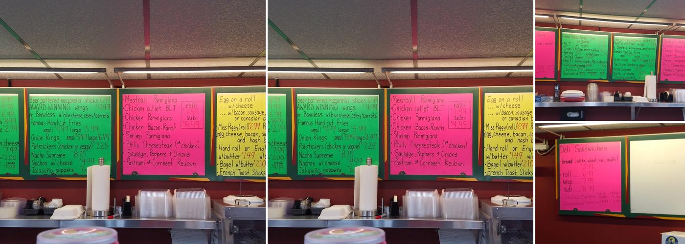 Big E's Menu